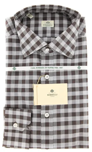 Luigi Borrelli Brown Shirt - 15.75 US / 40 EU
