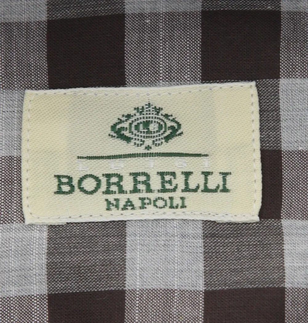 Luigi Borrelli Brown Shirt - 15.75 US / 40 EU