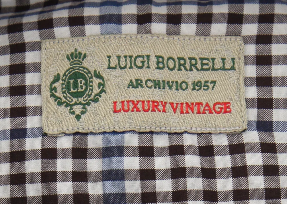 Luigi Borrelli Brown Shirt - L US / L EU