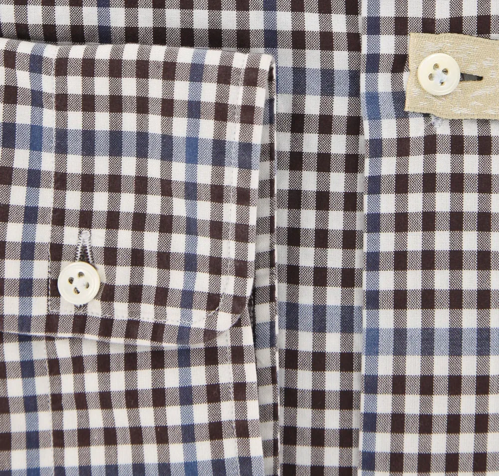 Luigi Borrelli Brown Shirt - L US / L EU