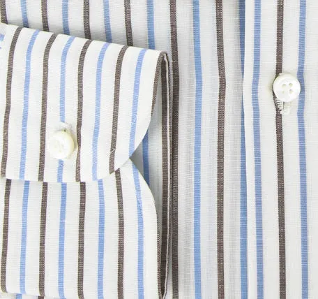 Luigi Borrelli Brown Shirt – Size: 15.75 US / 40 EU
