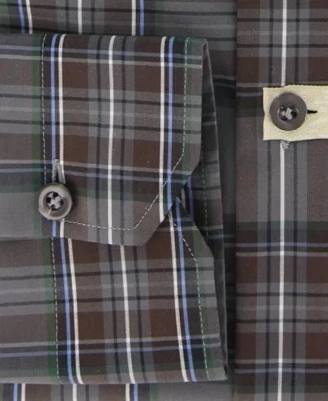 Luigi Borrelli Brown Shirt – Size: 16 US / 41 EU