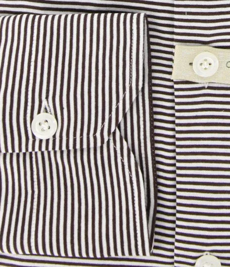 Luigi Borrelli Brown Shirt – Size: S US / S EU