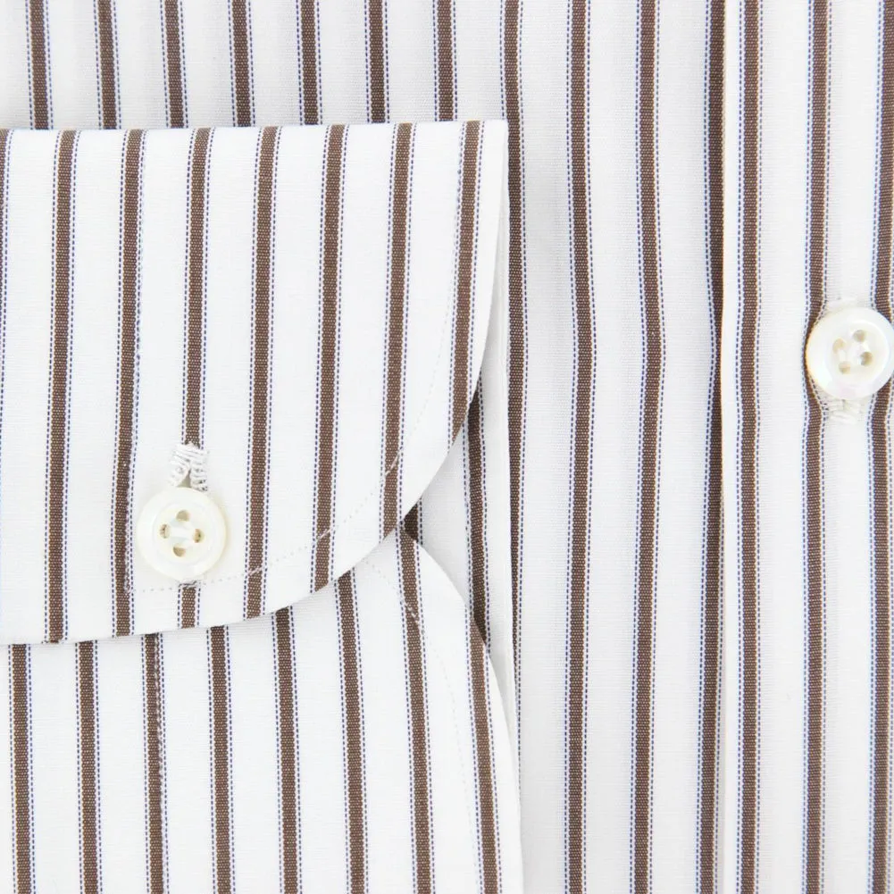 Luigi Borrelli Brown Shirt - Slim