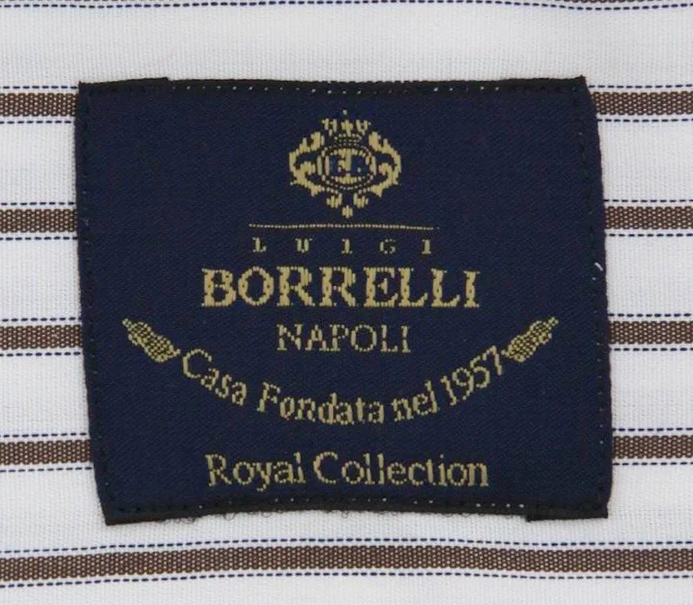 Luigi Borrelli Brown Shirt - Slim