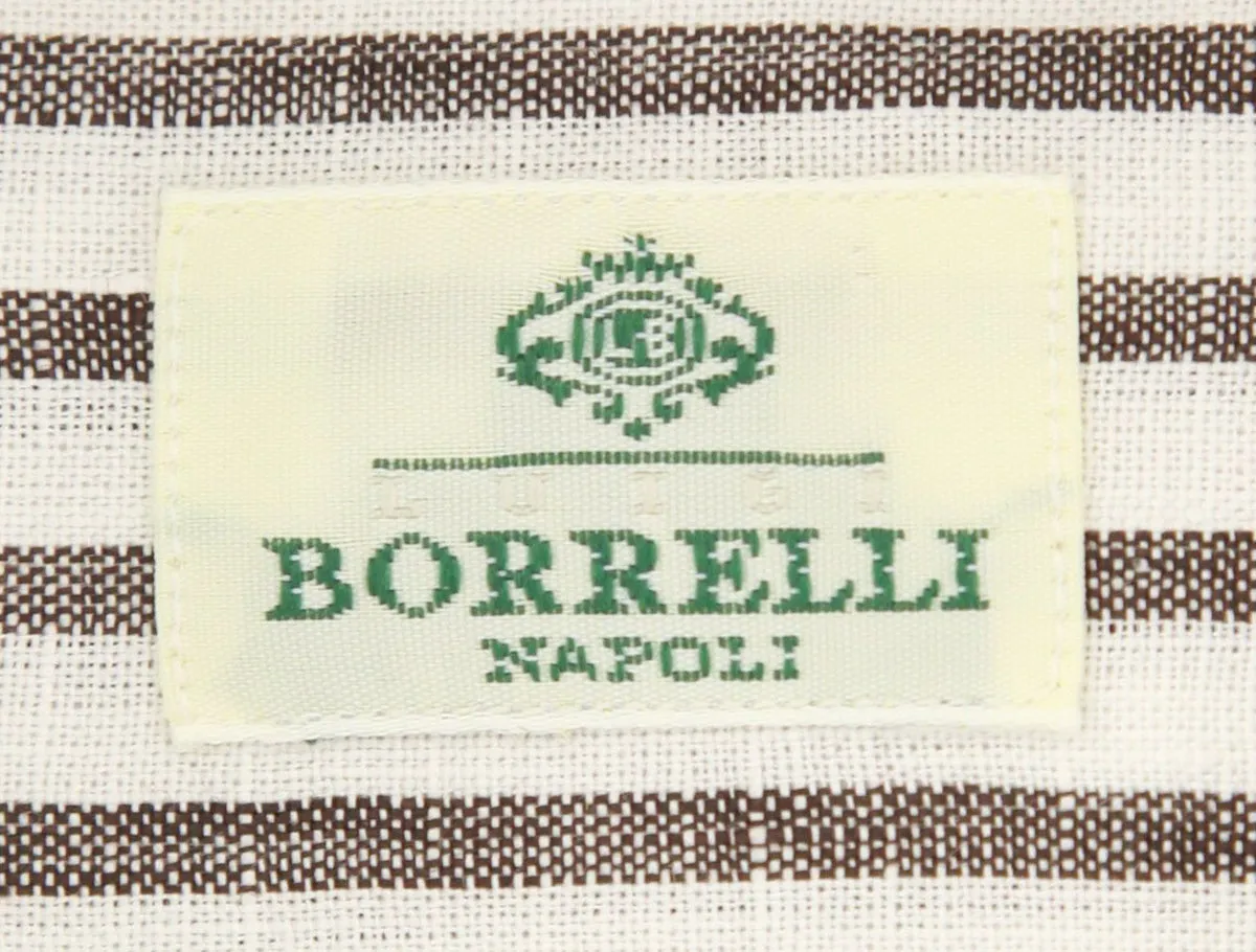Luigi Borrelli Dark Brown Shirt - Slim
