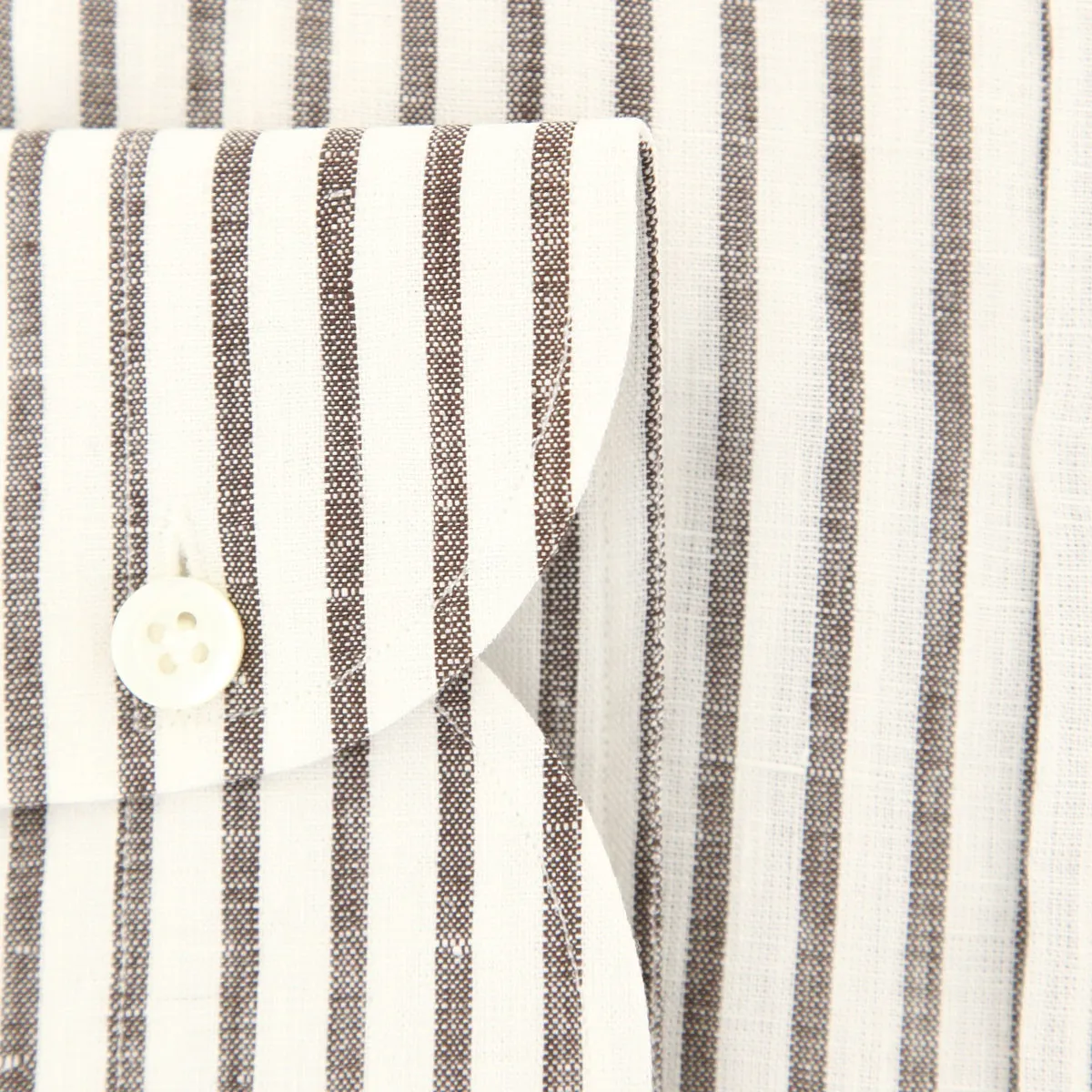 Luigi Borrelli Dark Brown Shirt - Slim