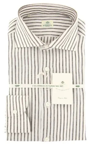 Luigi Borrelli Dark Brown Shirt - Slim