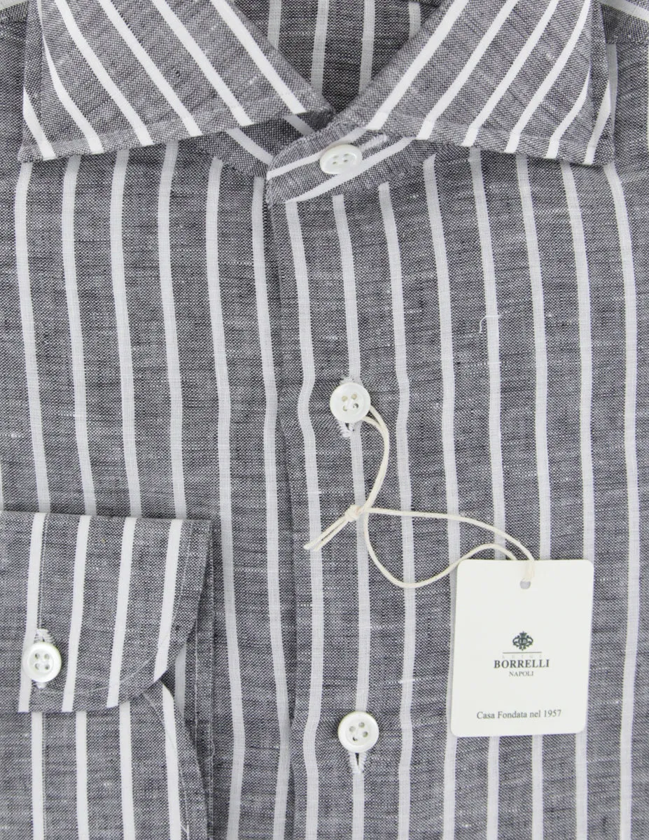 Luigi Borrelli Dark Gray Shirt - Slim