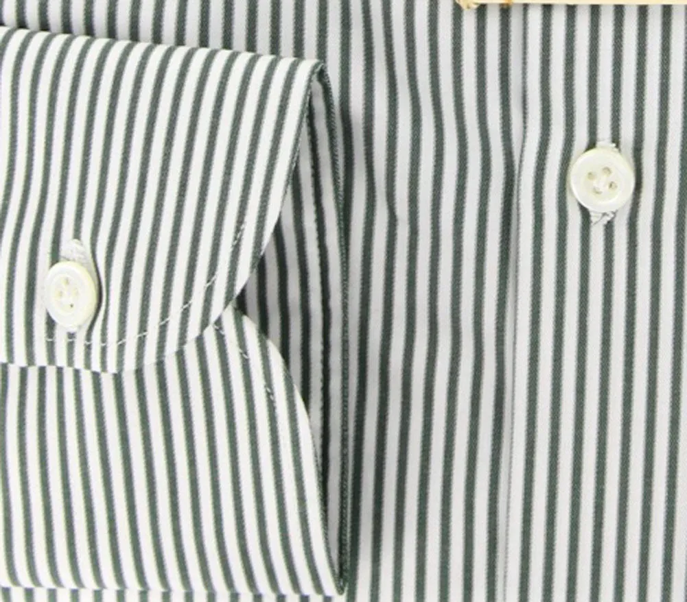Luigi Borrelli Dark Green Shirt - Extra Slim