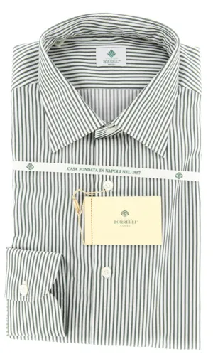 Luigi Borrelli Dark Green Shirt - Extra Slim