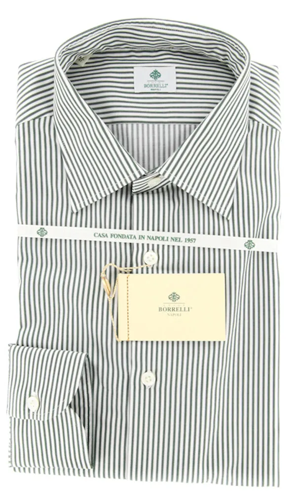 Luigi Borrelli Dark Green Shirt - Extra Slim