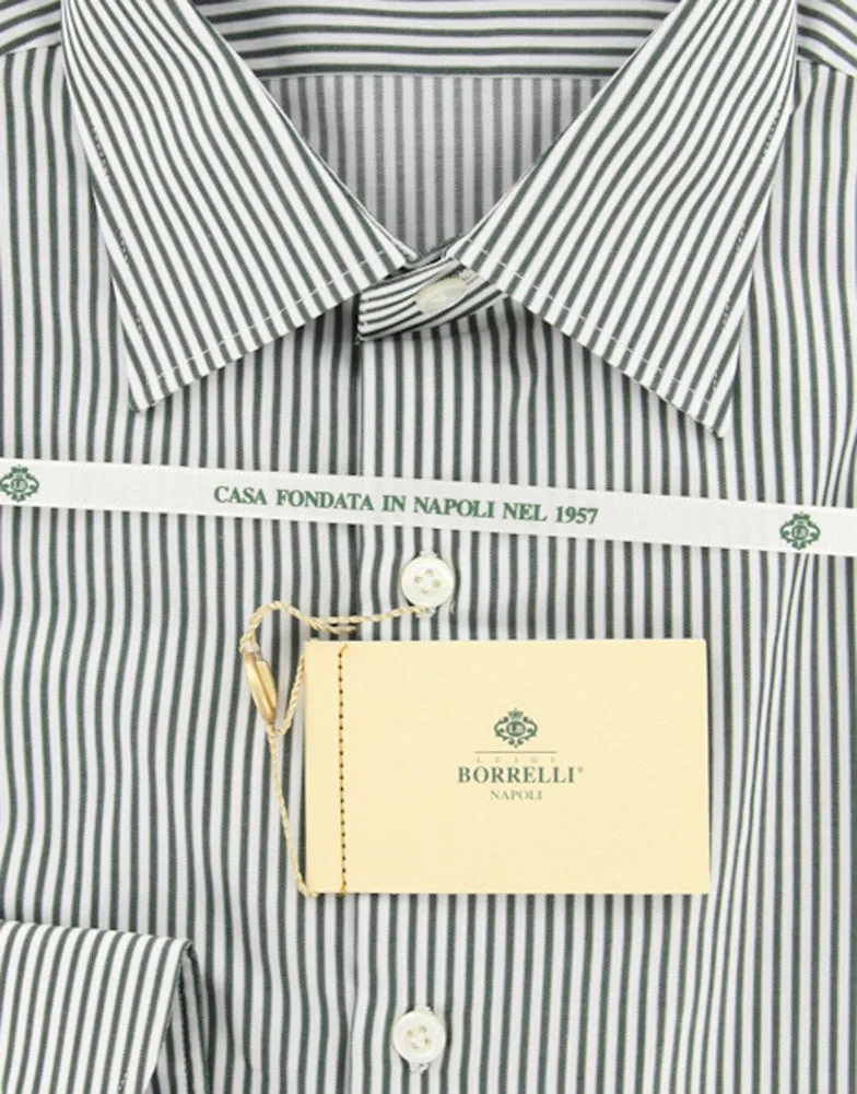 Luigi Borrelli Dark Green Shirt - Extra Slim
