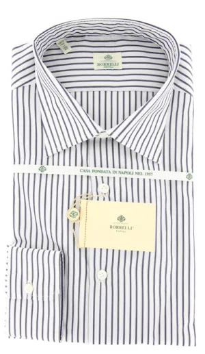 Luigi Borrelli Gray Shirt – Size: 17 US / 43 EU