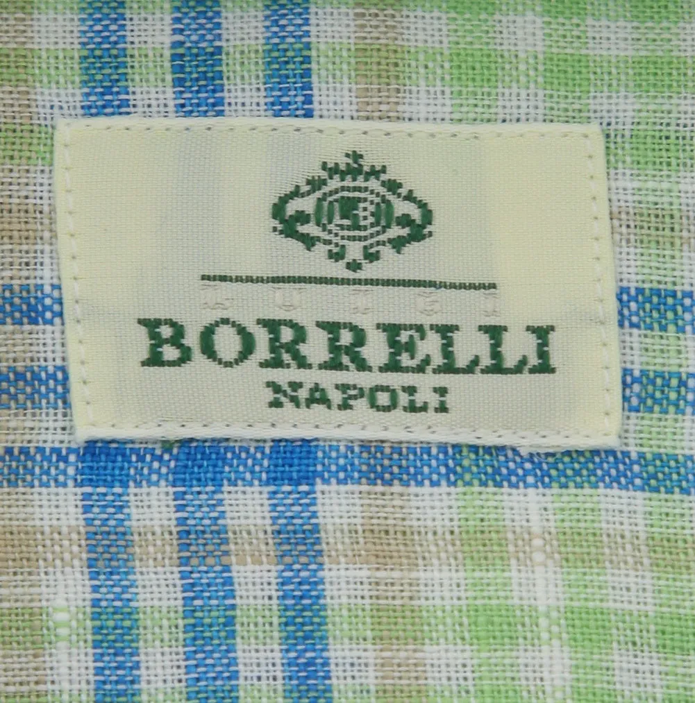 Luigi Borrelli Green Shirt - Extra Slim