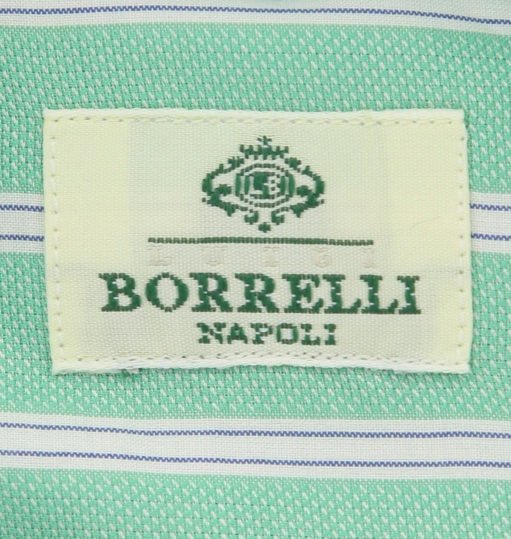 Luigi Borrelli Green Shirt - Extra Slim