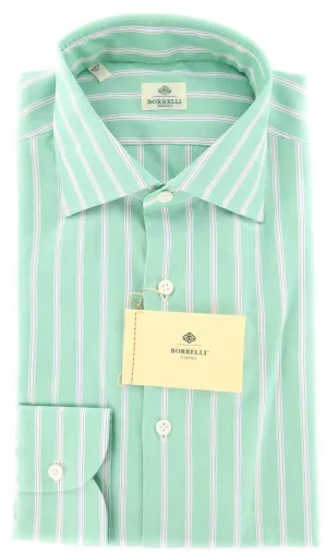 Luigi Borrelli Green Shirt - Extra Slim