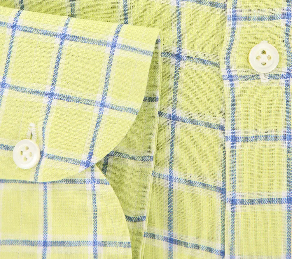 Luigi Borrelli Green Shirt - Extra Slim