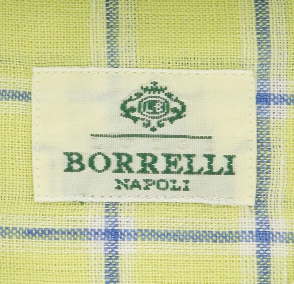 Luigi Borrelli Green Shirt - Extra Slim