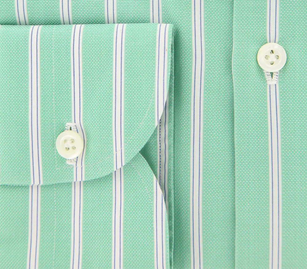Luigi Borrelli Green Shirt - Extra Slim