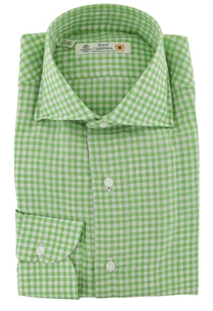 Luigi Borrelli Green Shirt - Slim