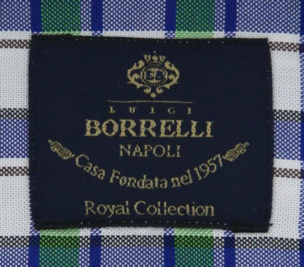 Luigi Borrelli Green Shirt - Slim