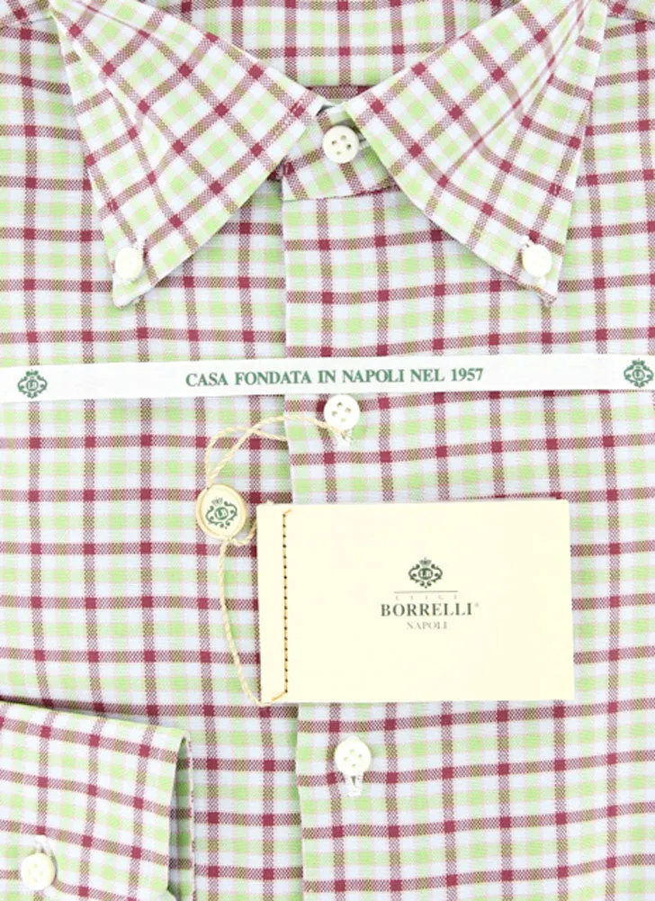 Luigi Borrelli Green Shirt - Slim
