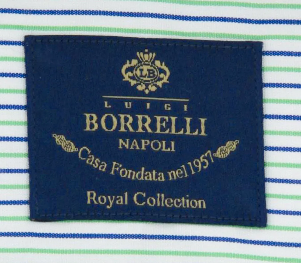 Luigi Borrelli Green Shirt - Slim