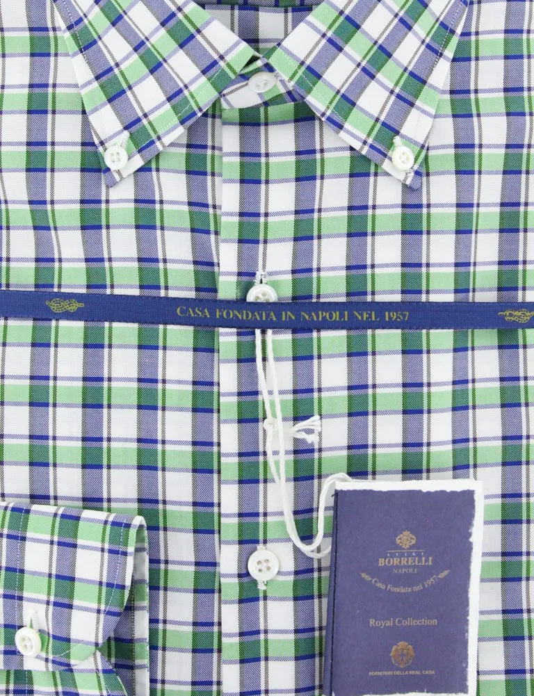 Luigi Borrelli Green Shirt - Slim