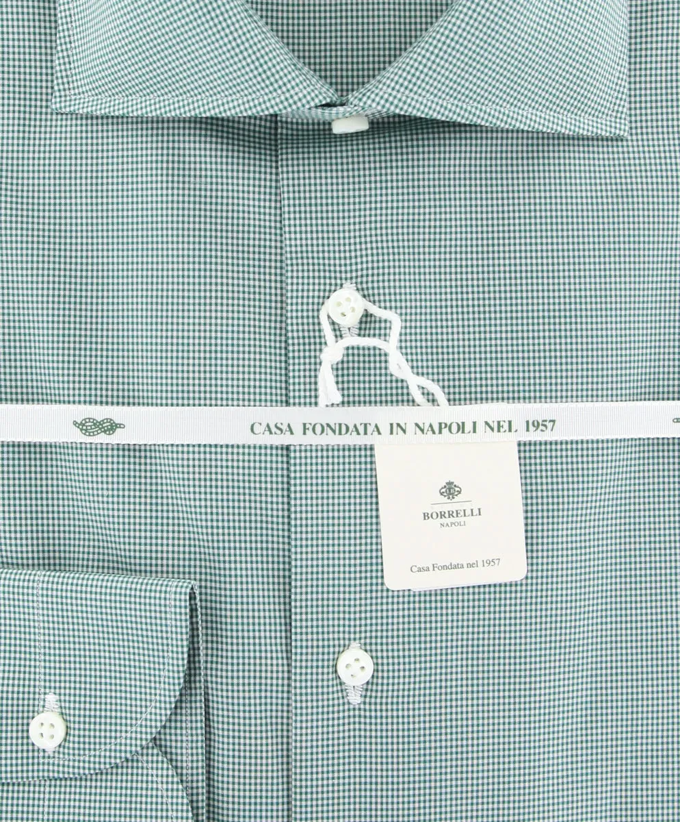Luigi Borrelli Green Shirt - Slim