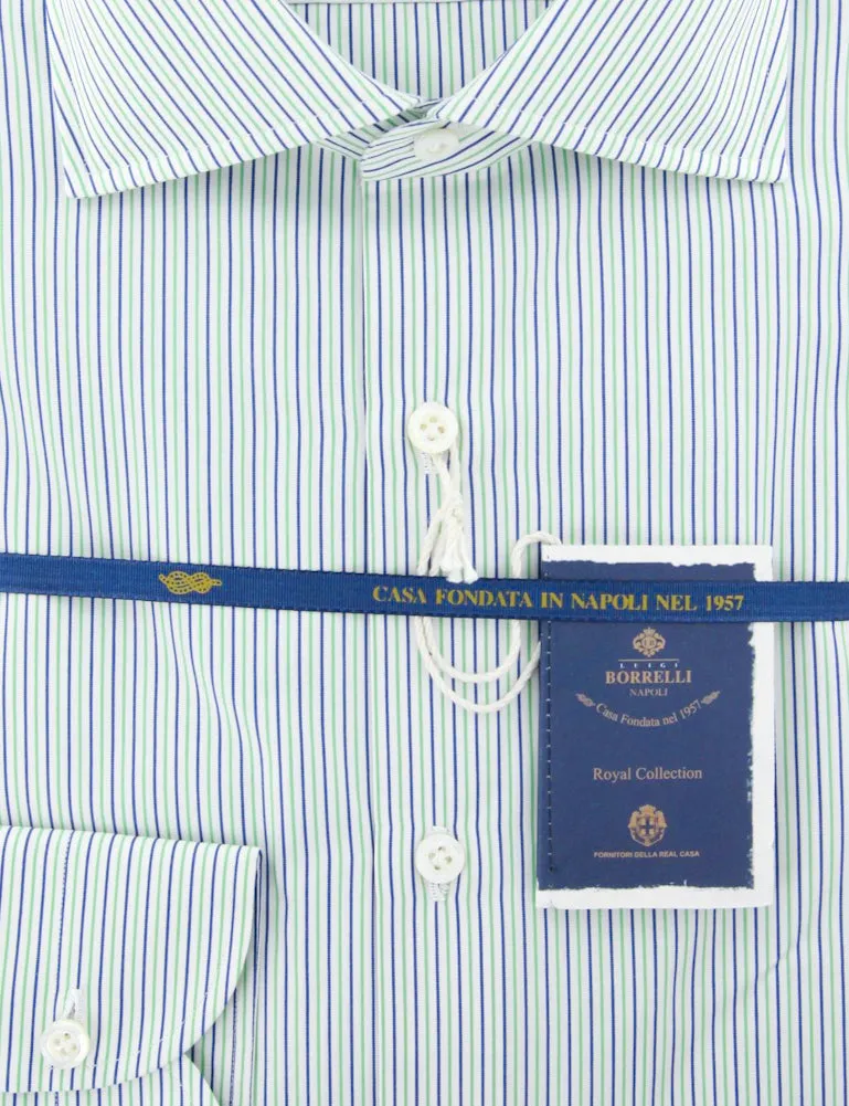 Luigi Borrelli Green Shirt - Slim