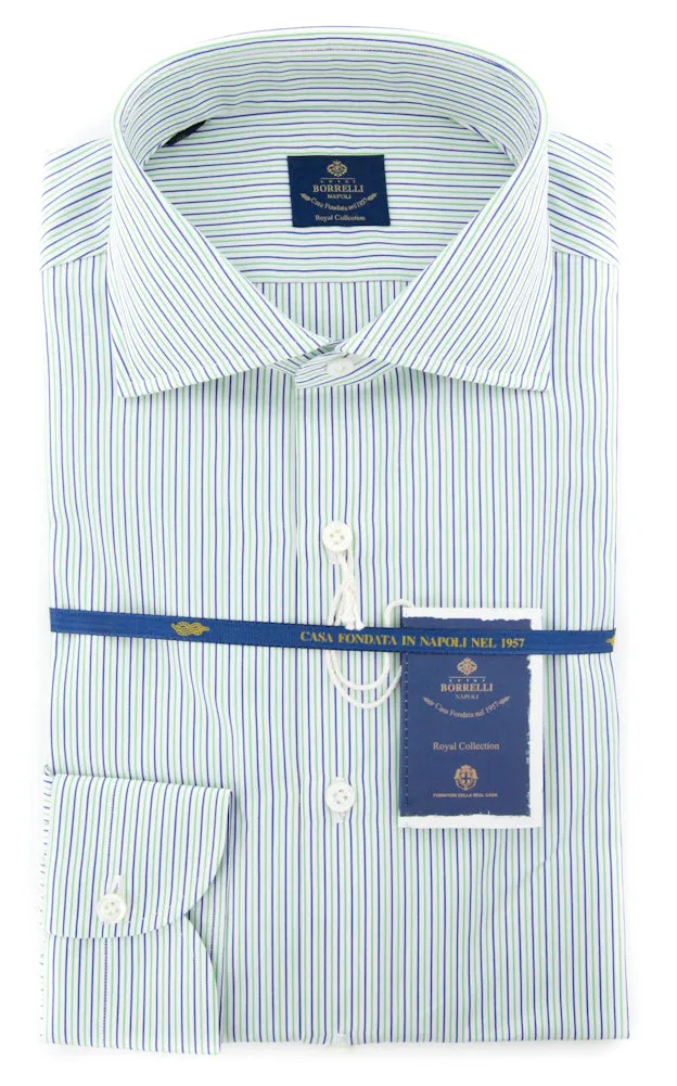 Luigi Borrelli Green Shirt - Slim