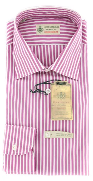 Luigi Borrelli Lavender Purple Shirt – Size: 15.75 US / 40 EU