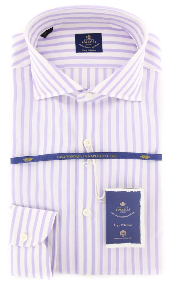 Luigi Borrelli Lavender Purple Shirt - Slim