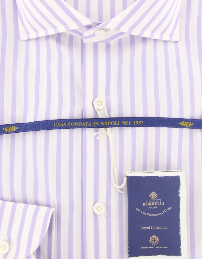 Luigi Borrelli Lavender Purple Shirt - Slim
