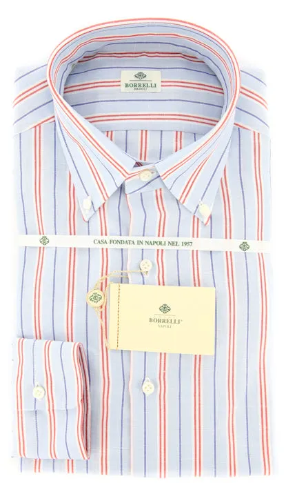 Luigi Borrelli Light Blue Shirt – Size: 15.5 US / 39 EU