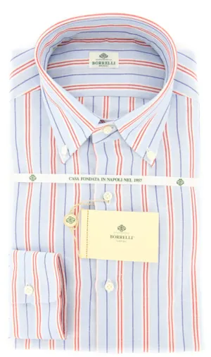 Luigi Borrelli Light Blue Shirt – Size: 15.5 US / 39 EU