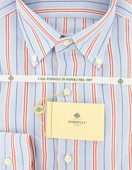 Luigi Borrelli Light Blue Shirt – Size: 15.5 US / 39 EU