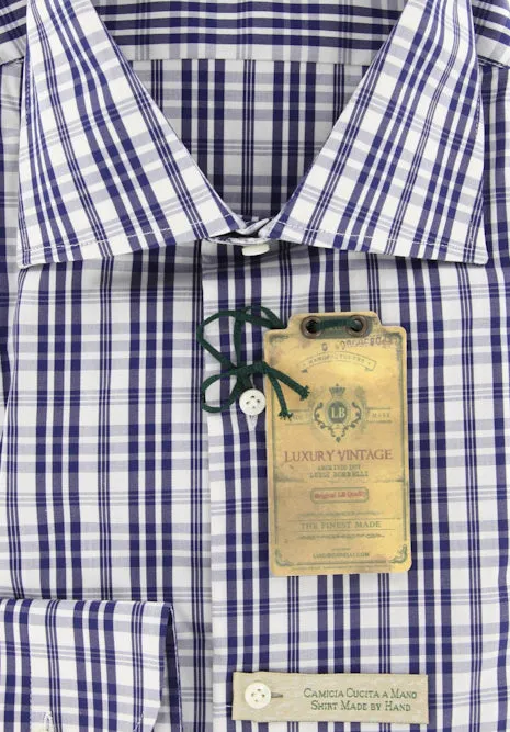 Luigi Borrelli Navy Blue Shirt – Size: 15.75 US / 40 EU