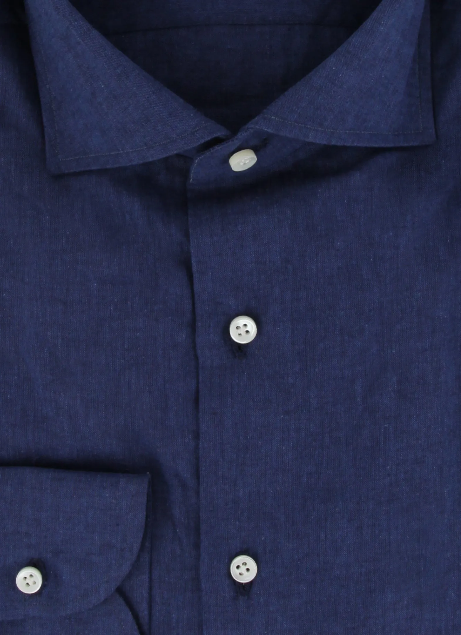 Luigi Borrelli Navy Blue Shirt - Slim
