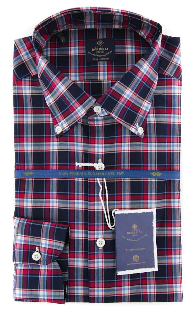 Luigi Borrelli Navy Blue Shirt - Slim