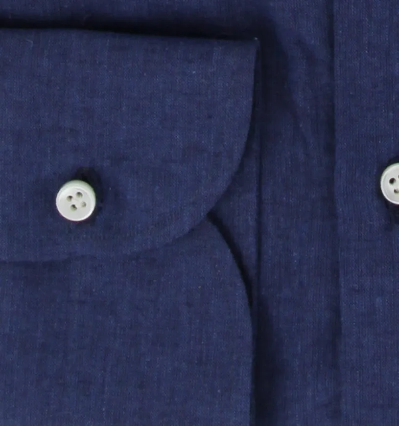 Luigi Borrelli Navy Blue Shirt - Slim