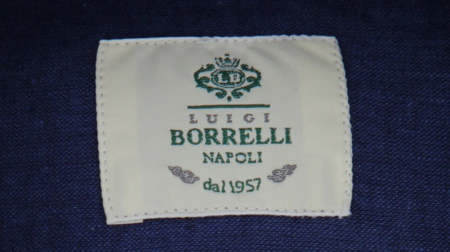Luigi Borrelli Navy Blue Shirt - Slim