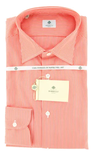 Luigi Borrelli Orange Shirt - Extra Slim