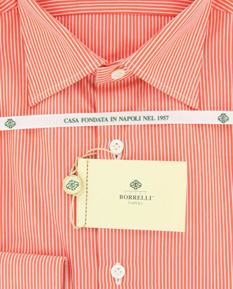 Luigi Borrelli Orange Shirt - Extra Slim
