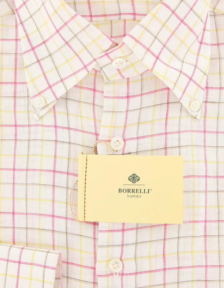 Luigi Borrelli Pink Shirt - 17 US / 43 EU