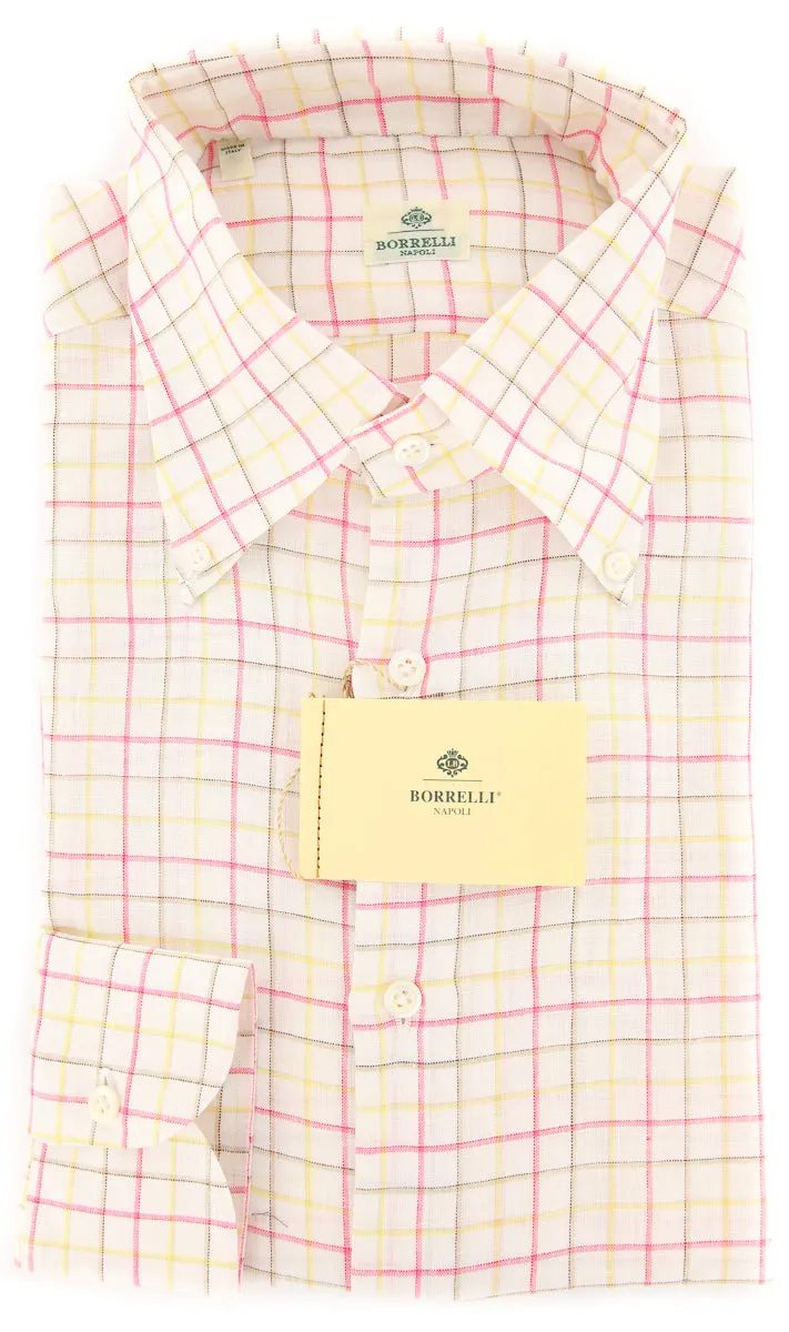 Luigi Borrelli Pink Shirt - 17 US / 43 EU