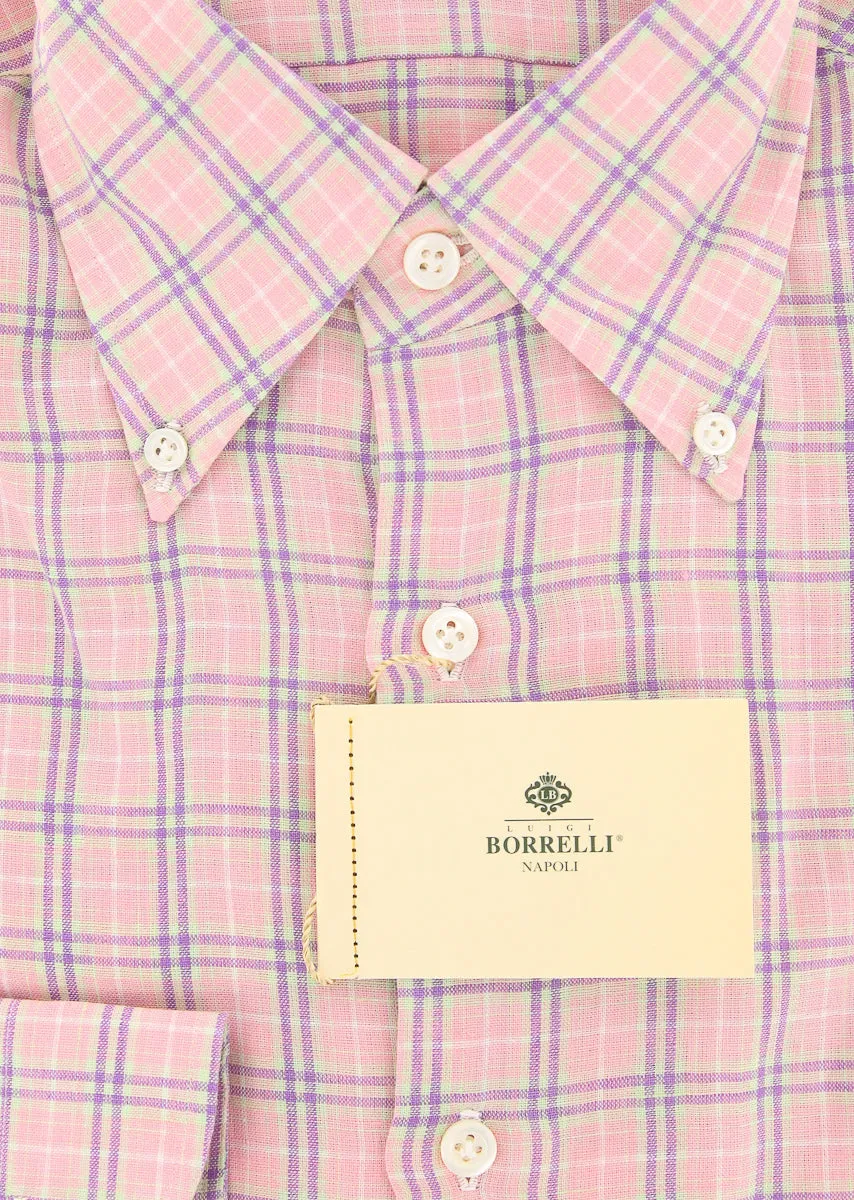 Luigi Borrelli Pink Shirt - Extra Slim