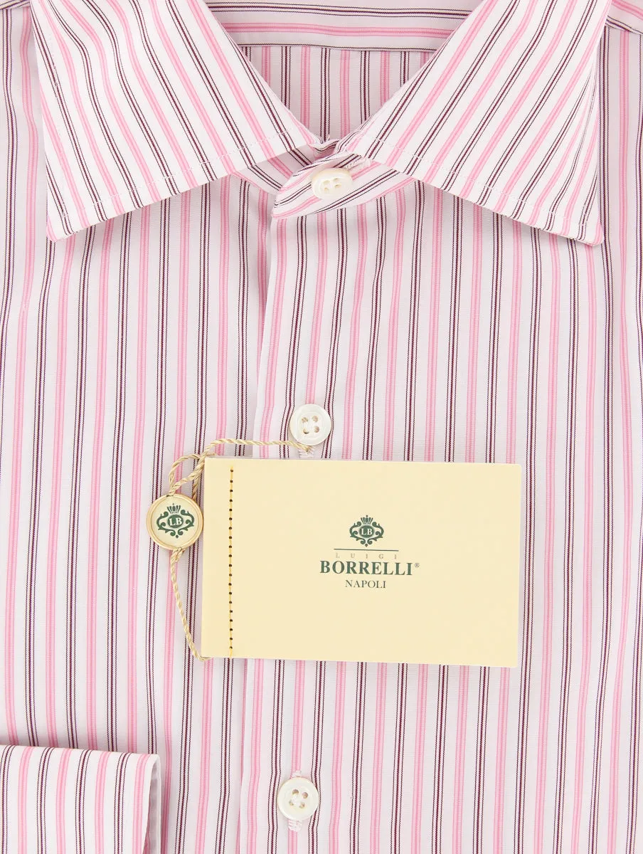 Luigi Borrelli Pink Shirt - Extra Slim