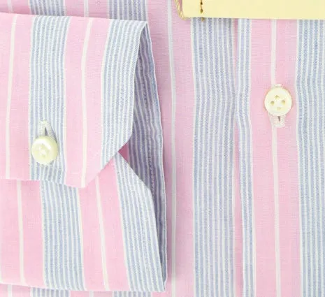 Luigi Borrelli Pink Shirt – Size: 16 US / 41 EU